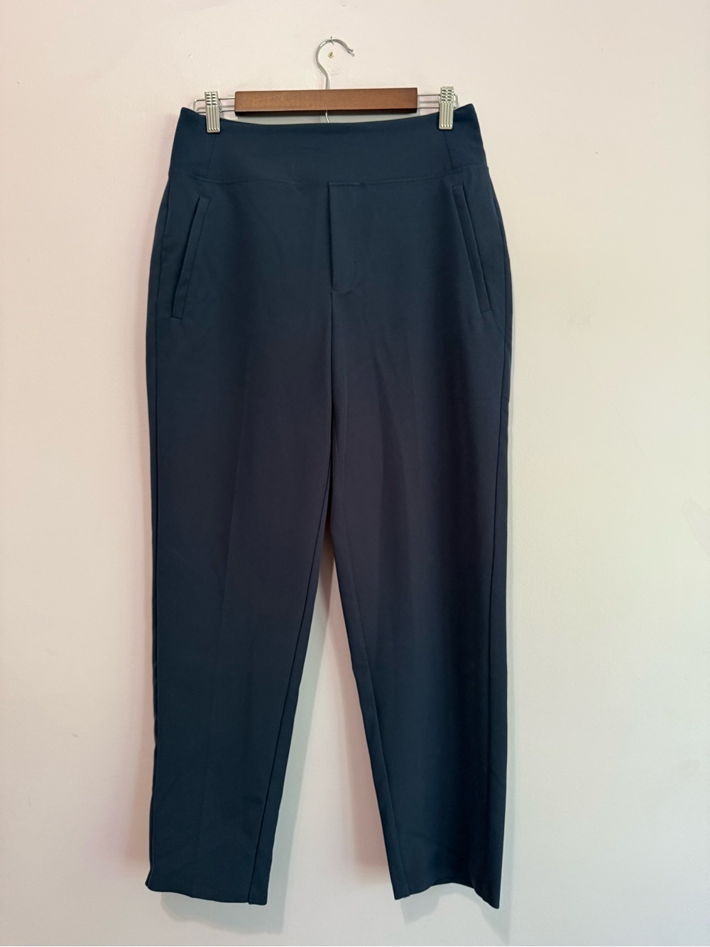 Athleta Endless High Rise Pant Trouser Navy Size 6 EUC